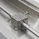 Elementi Inbouwbrander 105 x 29 cm Zilver