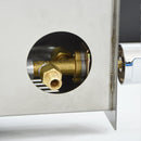 Elementi Inbouwbrander 105 x 29 cm Zilver