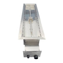 Elementi Inbouwbrander 105 x 29 cm Zilver