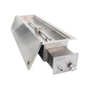 Elementi Inbouwbrander 105 x 29 cm Zilver