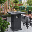 Statafel met gashaard Montreal Elementi - Statafel van beton