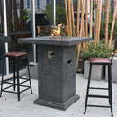 Statafel met gashaard Montreal Elementi - Statafel van beton