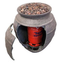 Terrashaard Katla Bruin Modeno - Gashaard gemaakt van vezelversterkt beton