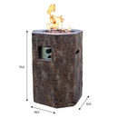 Terrashaard Tambora Modeno - Gashaard van vezelversterkt beton