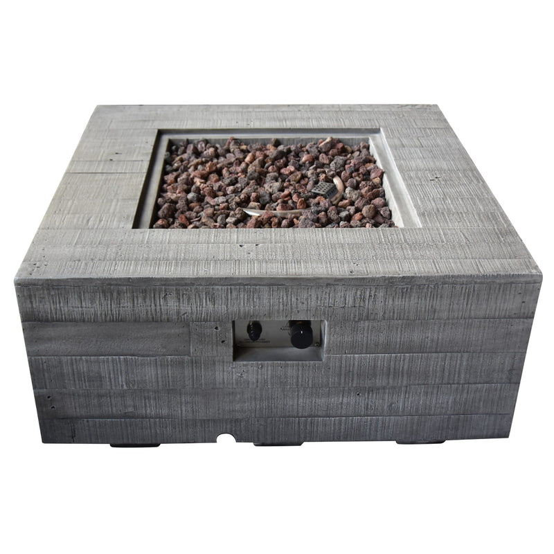 Vuurtafel Wilton Modeno - Gashaard vezelversterkt beton met hoogwaardige houtlook